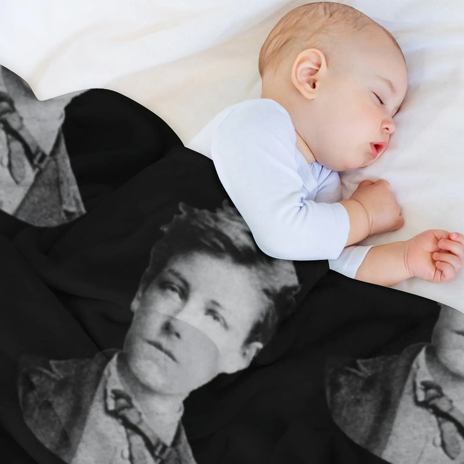Arthur Rimbaud jeter couverture décorative lourde pour dormir couvertures de couette