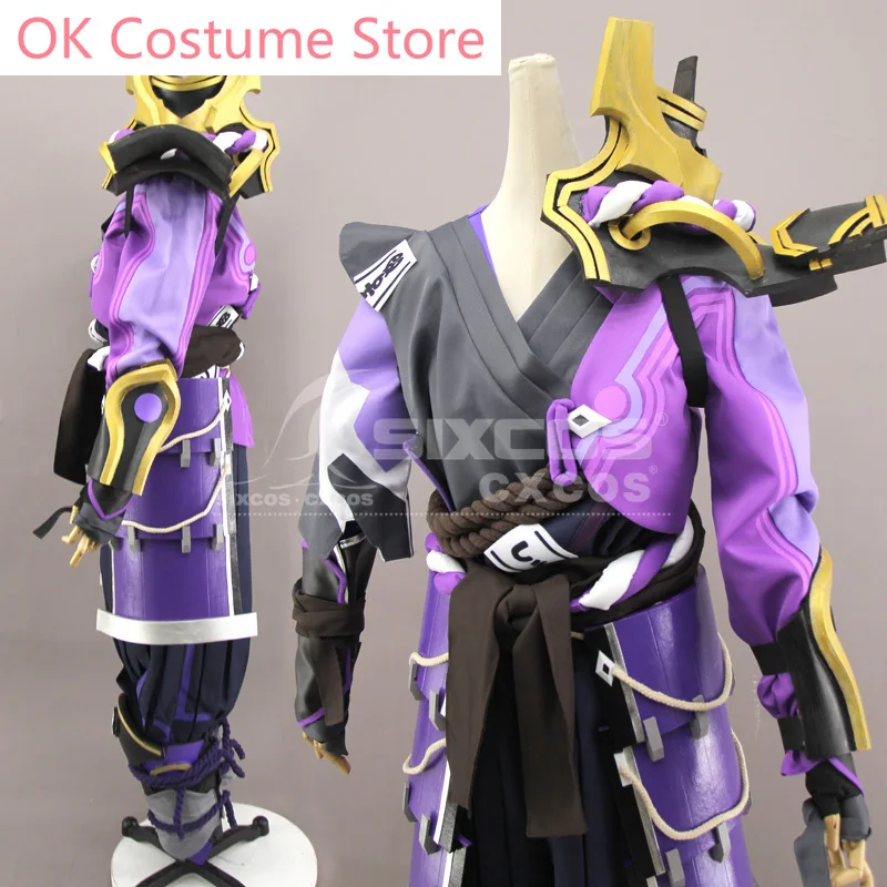 Genshin Impact Kairgi Fiery Might Armour Customize Cosplay Costume Cos Game Anime Party Uniform Hallowen Play Role Clothes