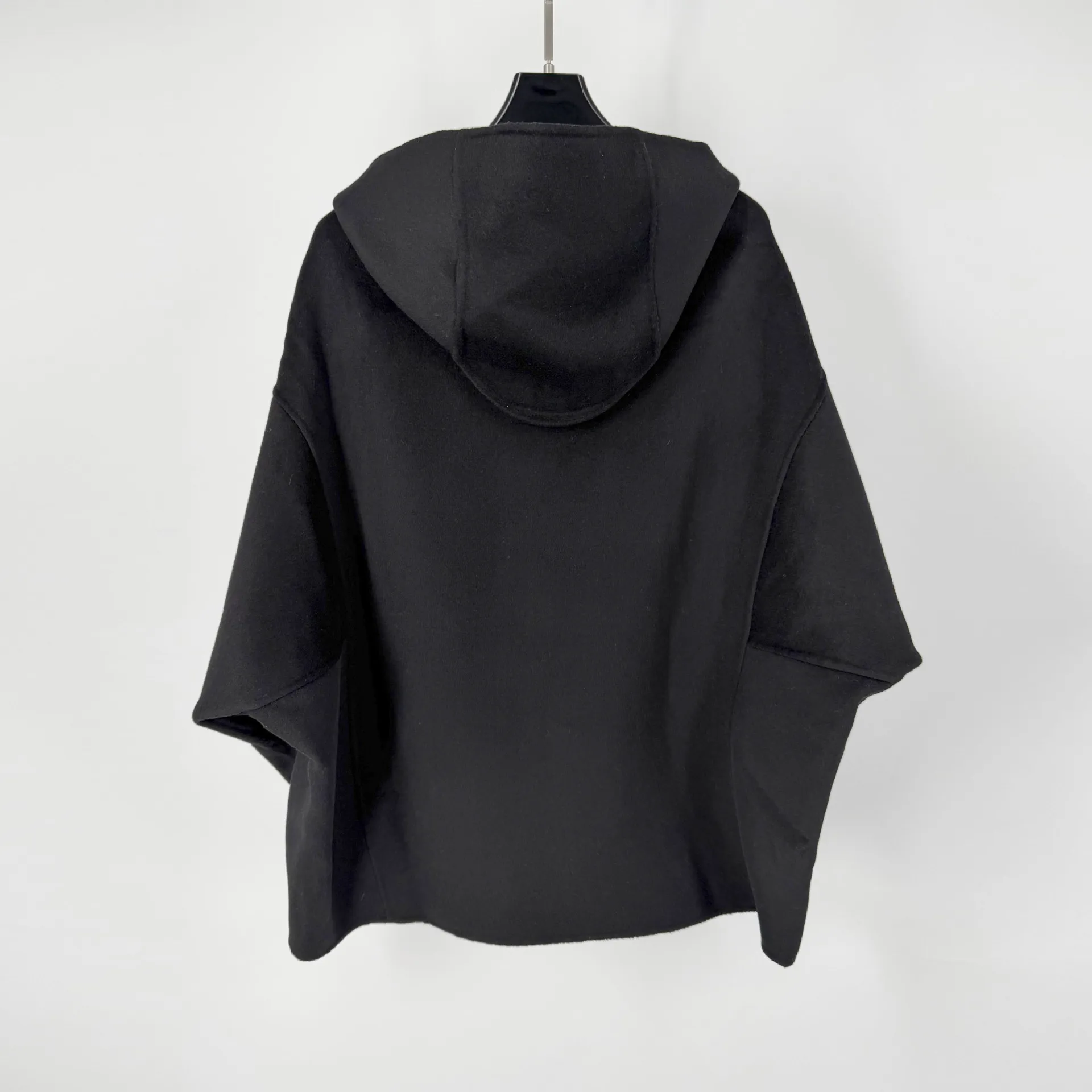 High Street Dark Ro Style Wool Hoodies Zipper Jackets Coat Women Autumn and Winter Wool Loose Zipper Hooded Woolen Coat