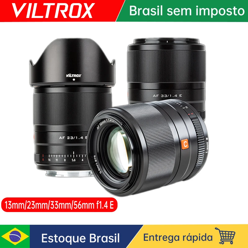 Viltrox 13mm 23mm 33mm 56mm F1.4 for Sony E Lens Auto Focus Portrait Wide Angle APS-C Vlog Lens Sony Mount Camera Lens A6400