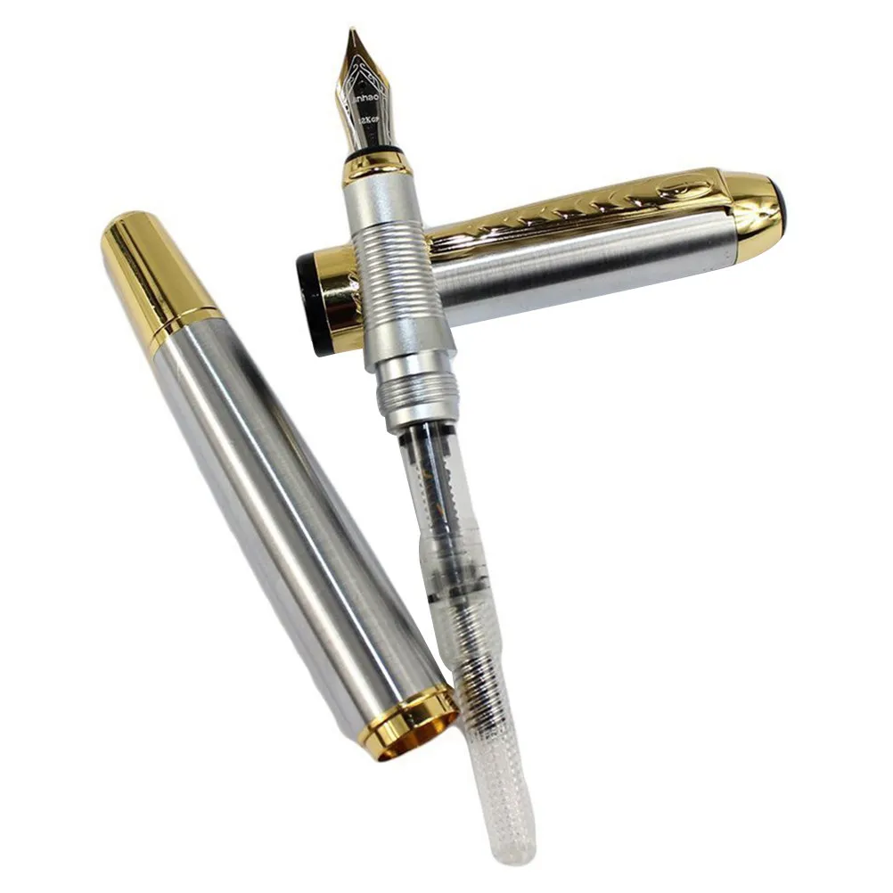 

Premium Fountain Pen 12Cm Tone Glossy Lacquer Finish Hand-Polished Steel Nib High Precision Writing Luxury Gift