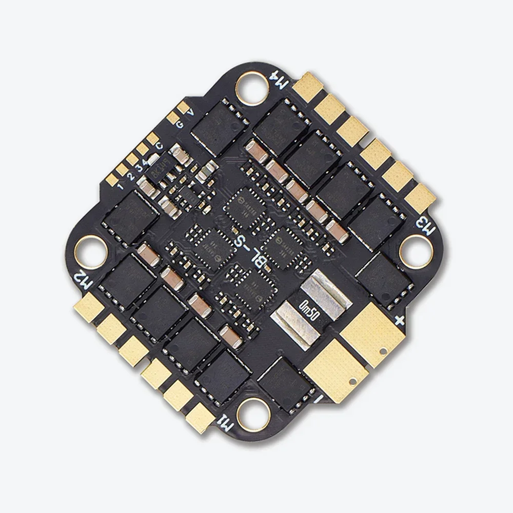 JHEMCU RuiBet 60A/ 65A 3-6S Dshot600 BLHELI_S 4in1 ESC Eingebauter TVS-Röhrenpolabstand 30,5 x 30,5 mm für RC FPV-Drohne