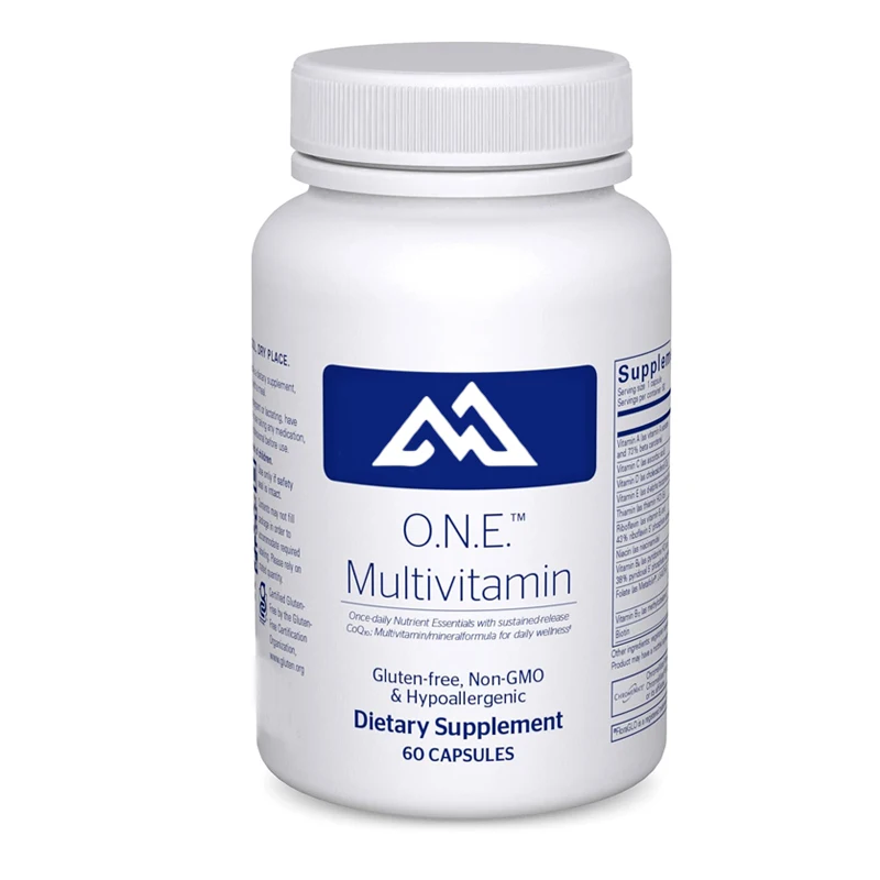 

O.N.E , 60 capsules containing antioxidant complex Metafolin, CoQ10,and lutein for visual cognitive function and cellular health