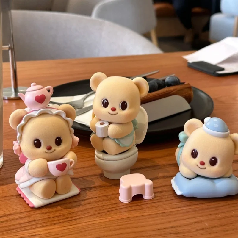 

Genuine Butterbear Butter Bear Leisure Time Series Blind Box Cute Handmade Doll Gift House Desktop Ornament Children Kawaii Toys