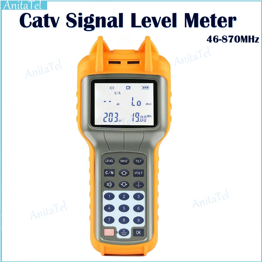 17S5200 Miernik poziomu sygnału CATV 46 870 MHz Tester telewizji kablowej RY-S110 Analogowy miernik poziomu sygnału 46 870 MHz