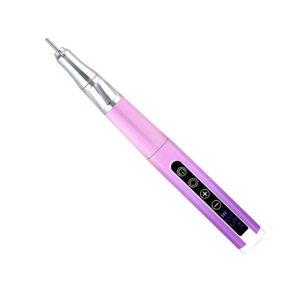 85W Brushless Pen Shape Nail Practice Tool Beauty Salon Use Rechargeable Portable Nail Drill Machine Efile Nail Polisher