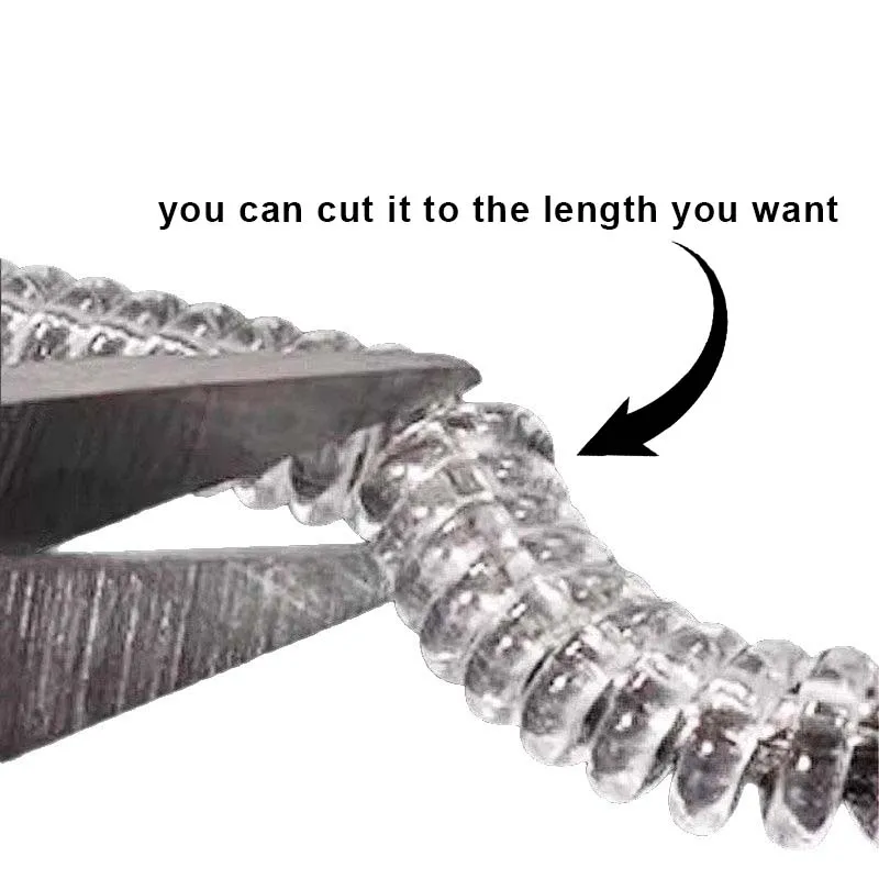 2-6 قطعة ل Labubu مكافحة الإفلات المفاتيح مشبك مع حبل السيليكون حماية حلقة ملونة لف ثابتة مكافحة قطرة كيرينغ #4