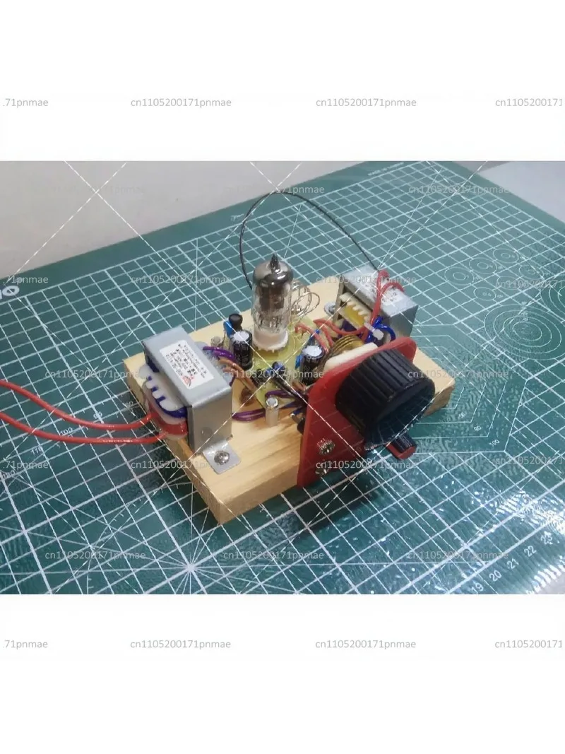 Electronic Tube Super Regenerative FM Radio Kit Single Lamp FM Radio Aviation Band TVFM Receiver