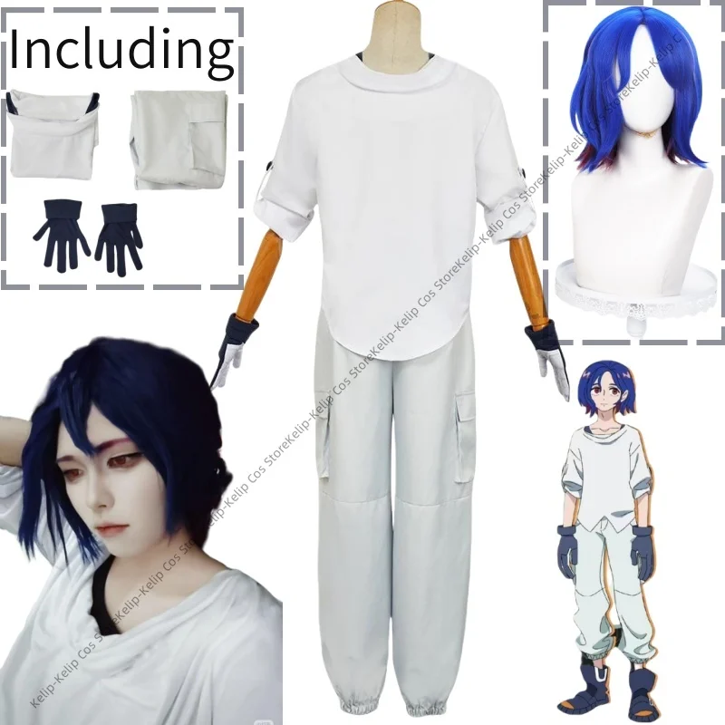

Fantasia Anime Gundam Shuji Ito Cosplay Costume Disguise for Men Women Top Pants Gloves Clothes Outfits Halloween Carnival Suit