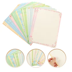 50 Sheets Printing Paper Dividing Line A4 Lace Computer Color Copy Painting 1 Pack (50pcs) DIY Printed Printer Thick