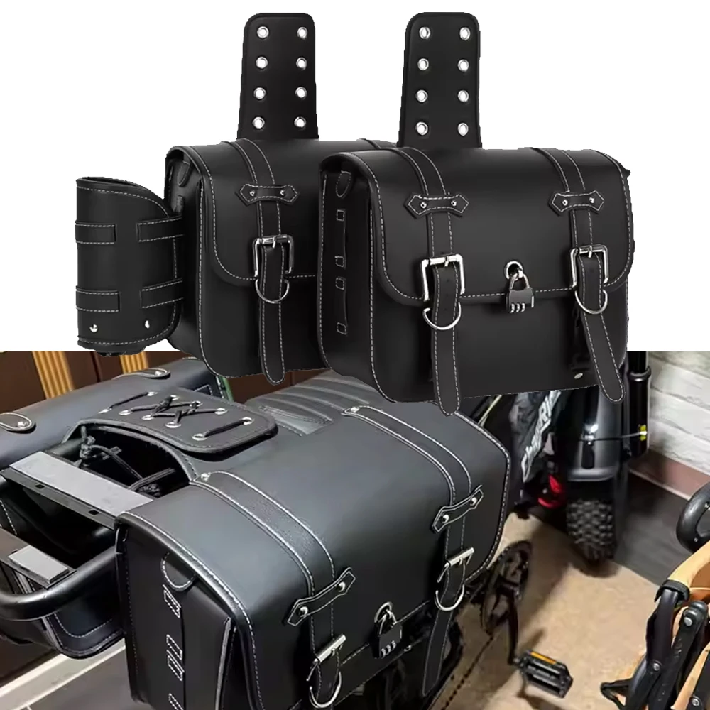 

Motorcycle Universal SaddleBag Large Capacity Motorbike Side Bags Storage Tool For Harley Sportster XL 883 Honda Yamaha Suzuki