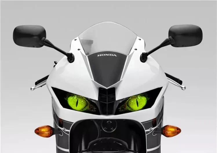 FOR HONDA CBR600RR F5 2008-2012 09 Motorcycle Motor Accessories Front Fairing Headlight Sticker Guard Sticker CBR 600 RR -4