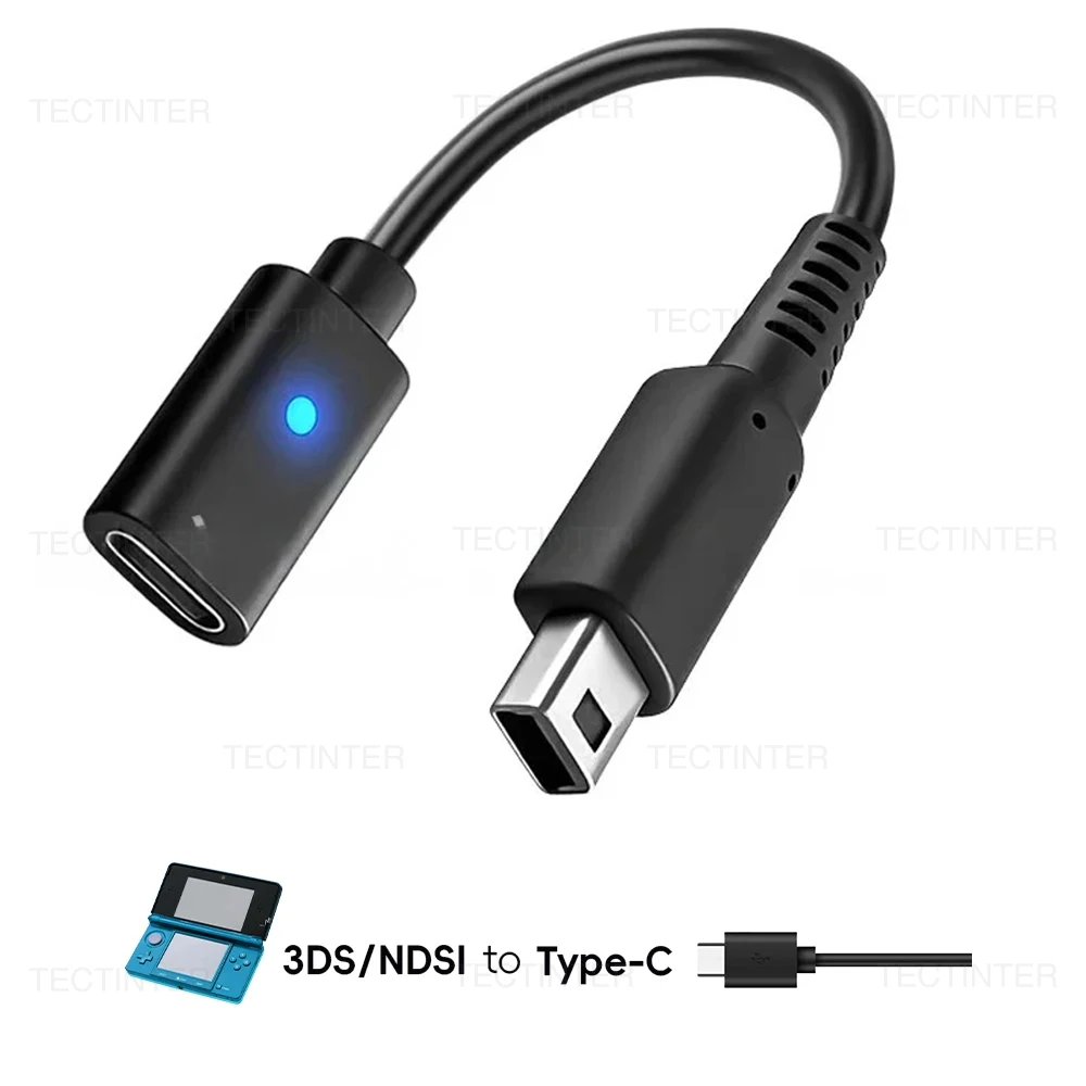 Type C Charging Cable for Nintendo NDSi 2DS 3DS 3DSLL 3DSXL 