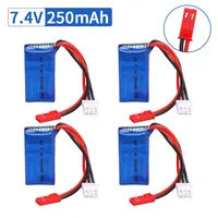 250mAh 7.4V 2S 25C Car Battery For Orlando Hunter 1:35 RC Remote Control climbing Car Micro mosquito car lithium battery Parts
