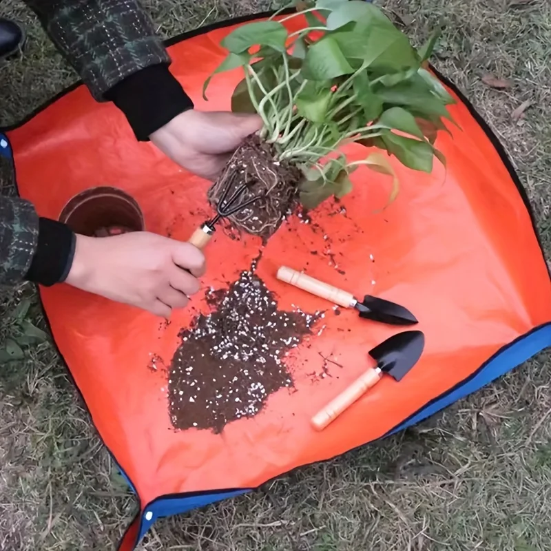 1 high-quality horticultural flowerpot mat, plant repotting waterproof mat