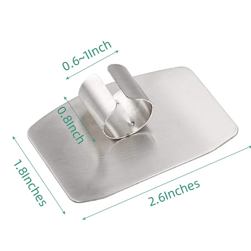 Protector de dedo de acero inoxidable, Protector de rebanador de seguridad para cocina para cortar verduras, guante anticorte alternativo, lavavajillas