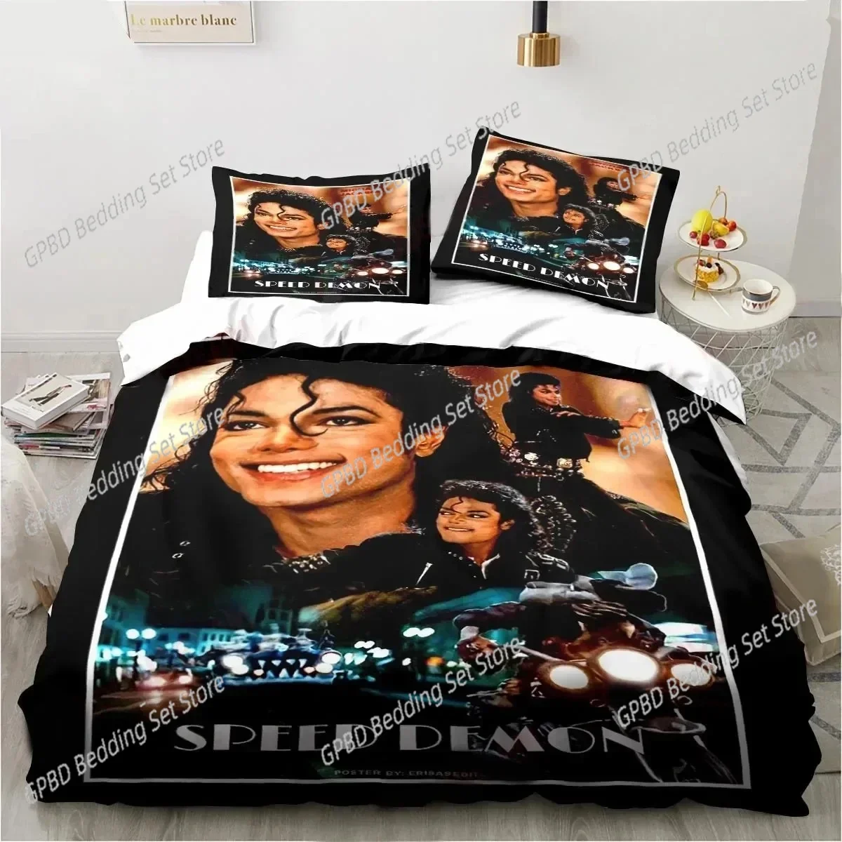 3D Printing Michael Jackson Bedding Set Bedroom Soft Modern Bedspreads Comefortable Kids Duvet Cover Quilt Cover And Pillowcase