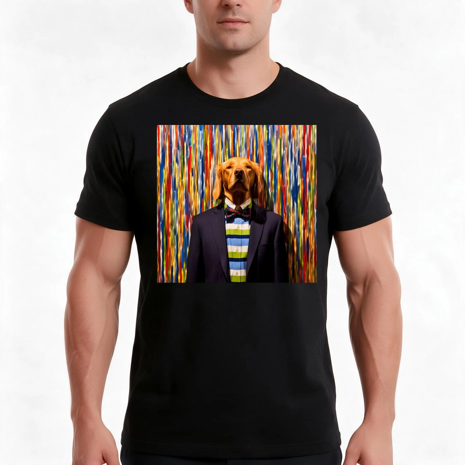 Sir Benjamin T-Shirt, Summer Casual Cotton Tee, Oversized Streetwear Tops, Vintage Graphic Print, Loose Fit Short Sleeve