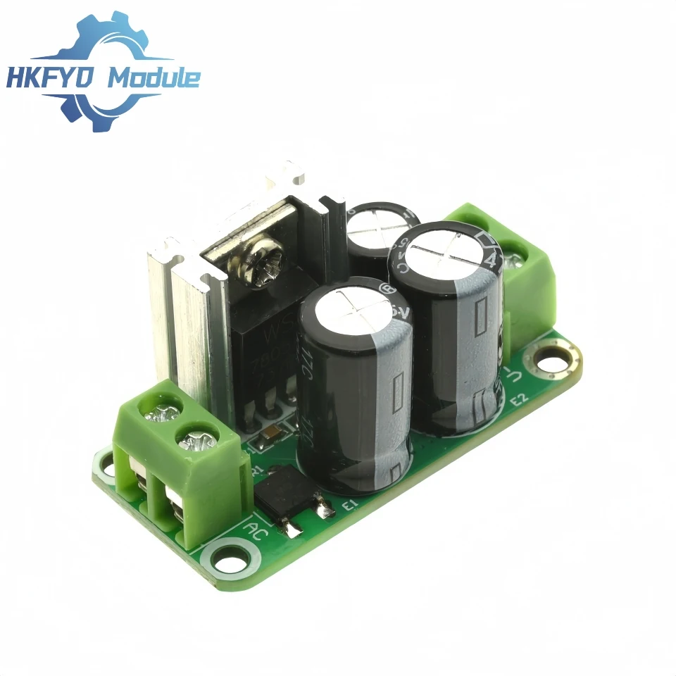 Single Regulated Power Supply Module DC 5V 6V 9V 12V 15V 24V Rectifier Filter Board 1A