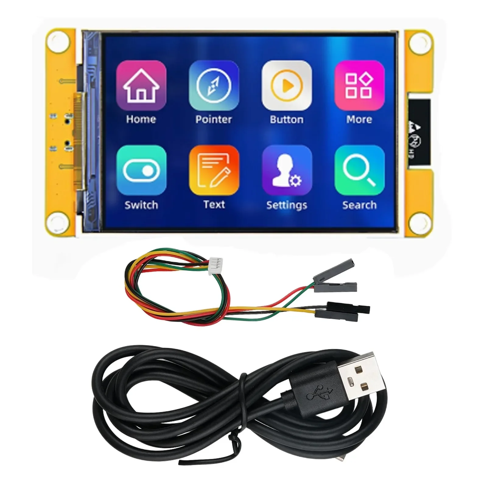 

3,5-дюймовая макетная плата ESP32 с Wi-Fi Bluetooth ESP32-WROOM-32E 320x480 TFT сенсорный экран ST7796U для проекта микроконтроллера