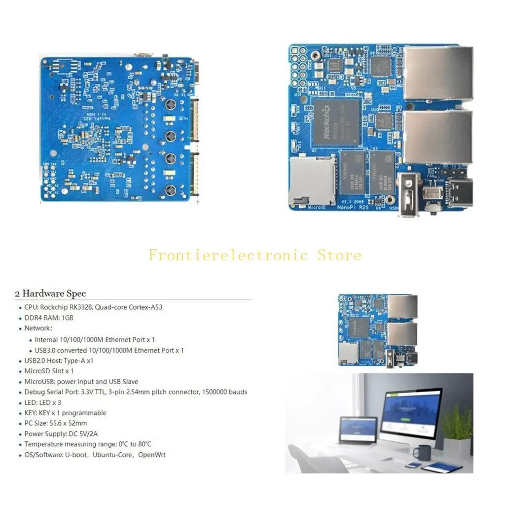 

G8DB для Nanopi R2S для мини -маршрутизатора OpenWRT/LEDE Development Board