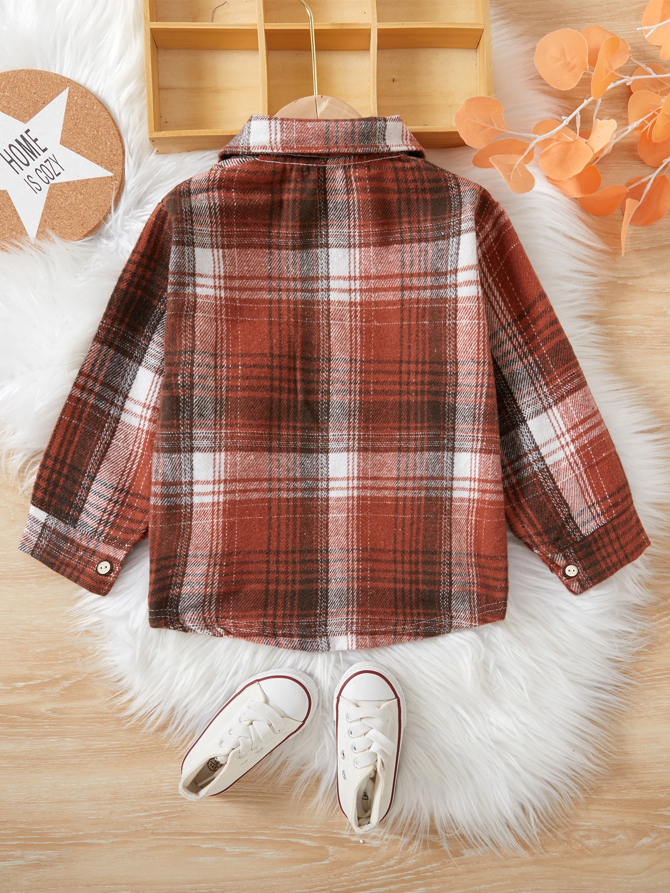 Fall Kids Casual Plaid Cotton Shirt Boys Girls Baby Toddler Clothing Kids Preppy Style Long Sleeve Shirt Blouses