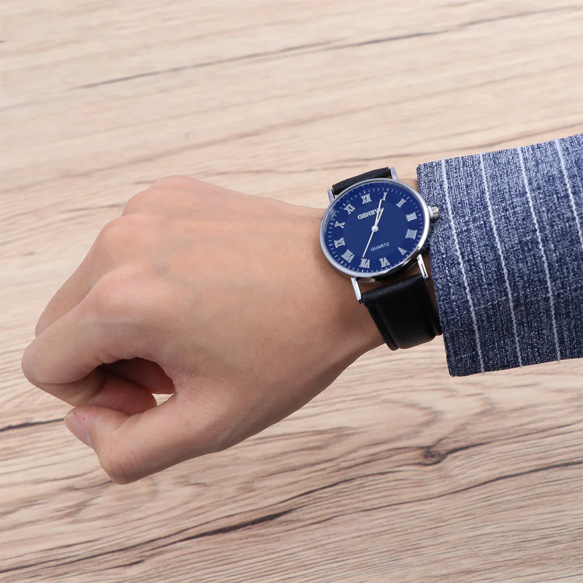 

Quartz Watch Men Titanium Student Watches Durable Fashion Elegant Gift Valentine Christmas Birthday Watch Band