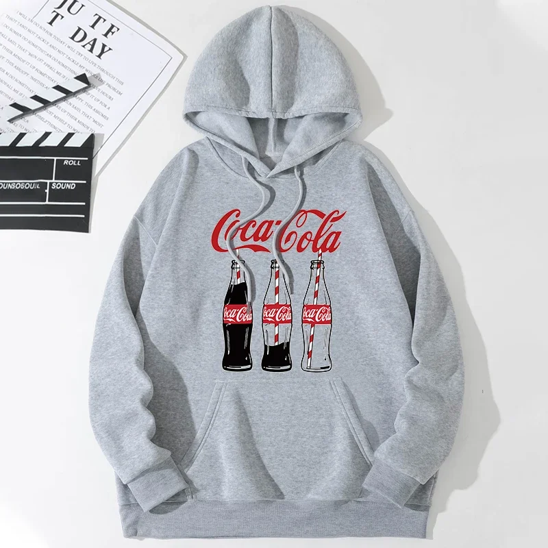 Autumn Winter Fashion Collab Hoody Letter Printed Trend Brand Men's Hoodies Sweatshirts Plus Fleece Pullover Hip Hop Streetwear