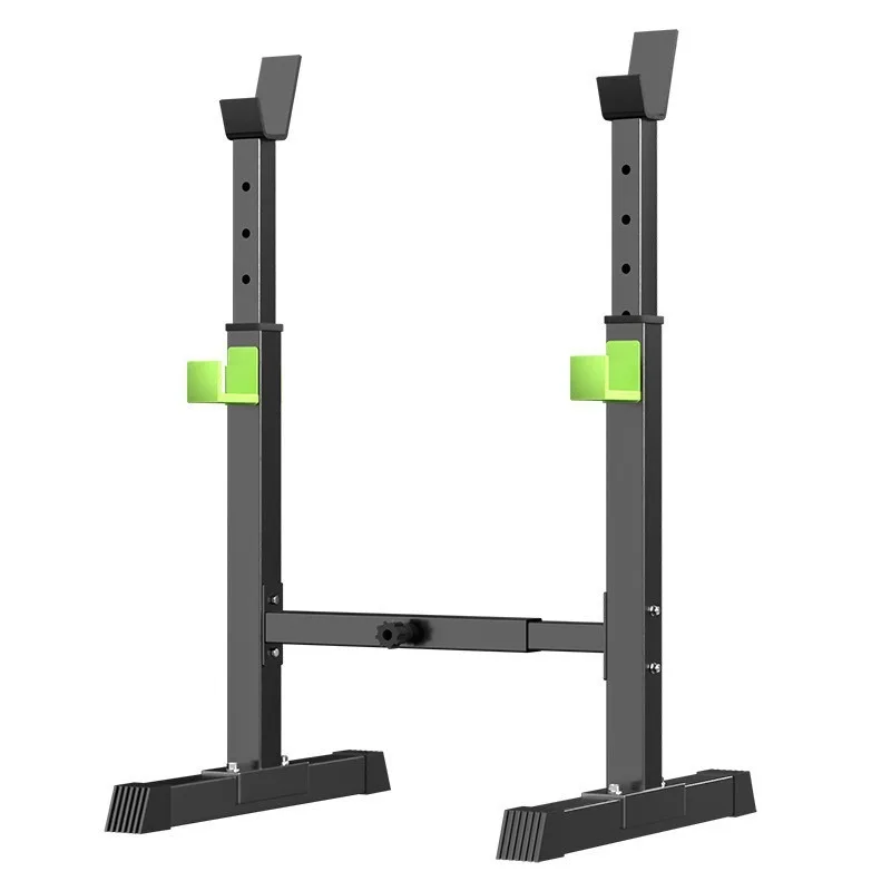 Multifunctional All-in-One Squat Rack and Barbell Rack Adjustable Anti-Tip Design Weightlifting for Indoor Use