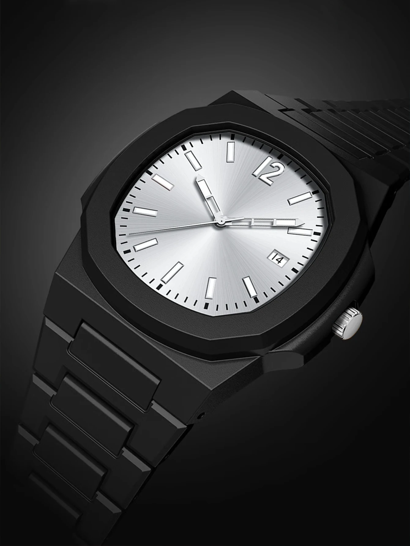 TOMIMens new fashion watch with calendar display,multi-functional simple dialquartz watchgift box for men