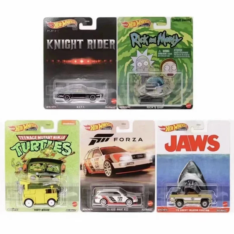 Hot Wheels-coche de Regreso al futuro para niños, entretenimiento Retro, cultura Premium 1/64, vehículos de Metal fundido a presión, Jaws Forza