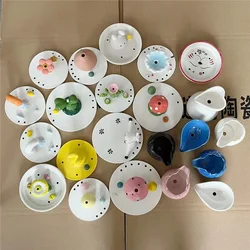 Drinker For Cats Ceramic Pet Water Fountain Cover Electronics Dog Drinking Fountain Lid Cat Water Dispenser Cap Pet Fountain Top