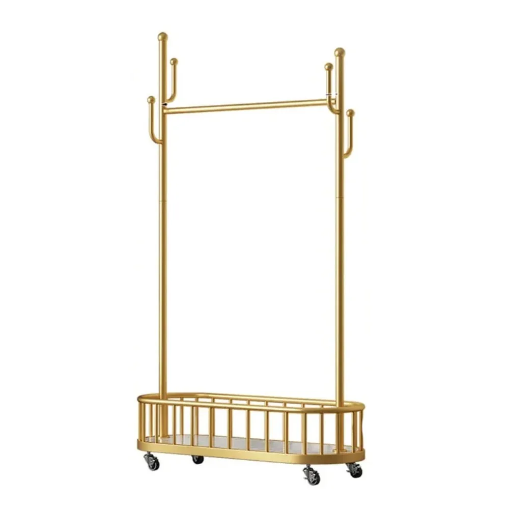 Gold Drying Clothes Rack Bathroom Hanger Luxury Bedroom Coat Racks Buffets Living Room Evening Dresses Porte Manteau Furniture