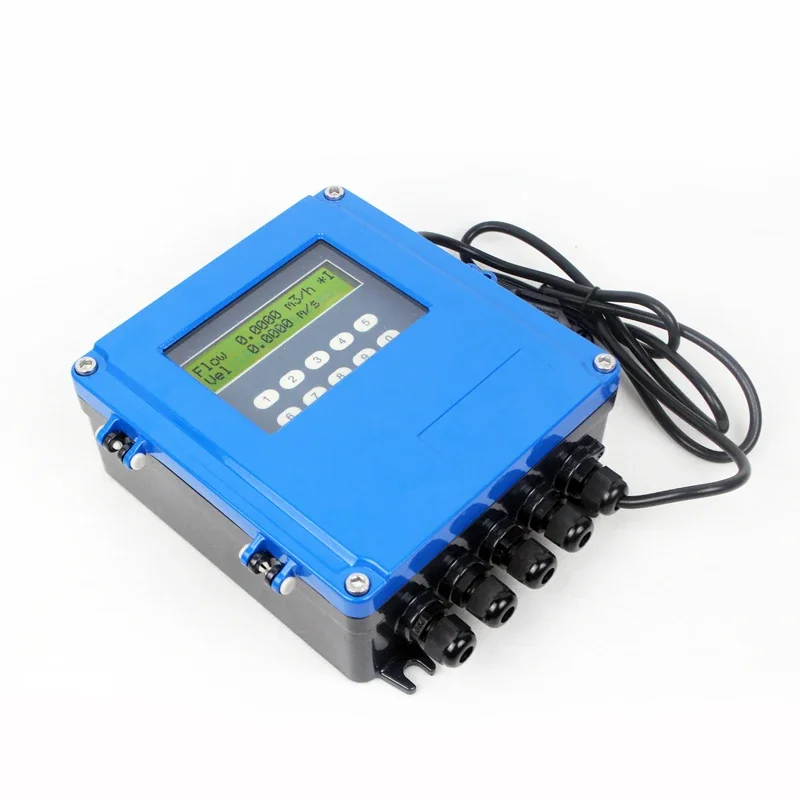 High quality wall mounted ultrasonic flow meter with clamp on