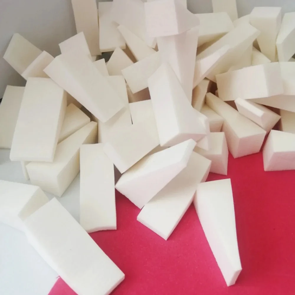 24개입/팩 신제품 메이크업 스펀지 웨지, 얼굴 파운데이션용 라텍스 프리 삼각형 화장 스펀지