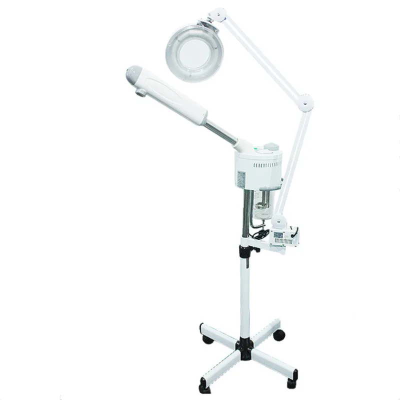 Wholesale Professional 2 in 1 Ozone Vapor Spraying Facial Steamer With Magnification Lamp For Moistening Salon Use Beauty