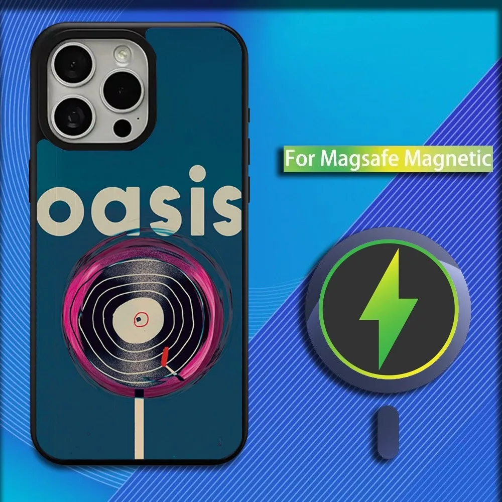 Music O-Oasis-s Band Phone Case For iPhone 16,15,14,13,12,11,Plus,Pro,Max,Mini Magsafe Magnetic Wireless Charging