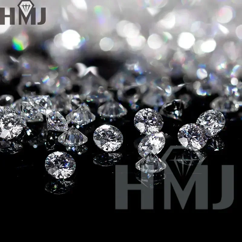 Excellent Lab Grown Diamond 3.1MM-3.6MM CVD Melee HPHT DEF VS-VVS Round Brilliant Cut 1CT Loose Stones Beads For Fine Jewelry