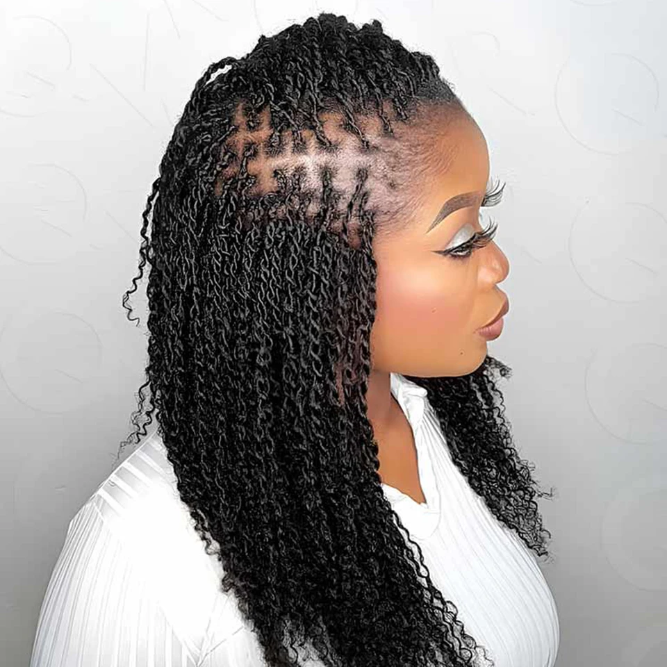 Best 100% Human Hair Braiding Hair Qvr Kinky Bulk Human Hair for Braiding Afro Kinky Bulk Human Hair Mini Twist Natural Look