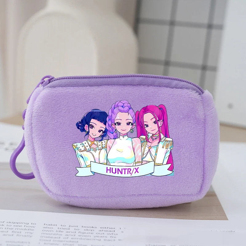 

KPop Demon Hunters Coin Purses Cartoon Anime Rumi Zoey Mira Wallets Fashion Cute Key Card Storage Bags Boys Girls Birthday Gift