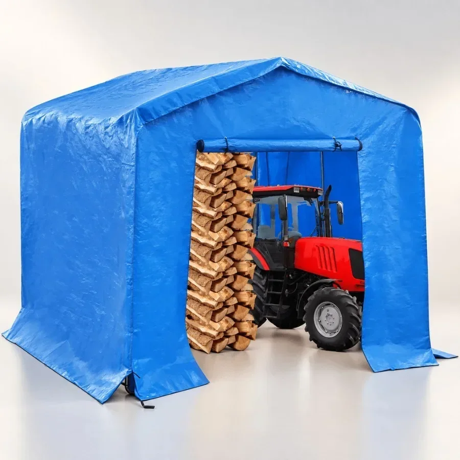 Outdoor storage shed for backyard garden use, heavy-duty PE steel construction, gray color, weather-resistant and easy assembly