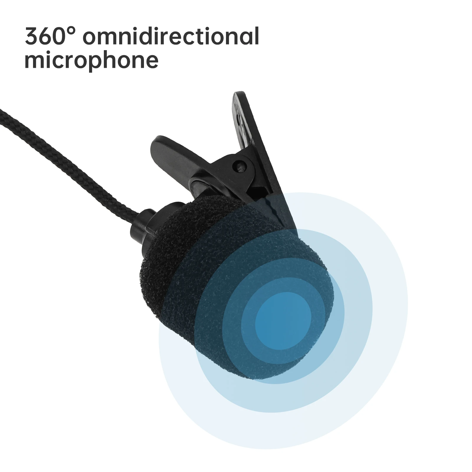 Mikrofon Mini 3.5Mm Portabel Universal Mikrofon Klip Bebas Genggam Audio Mini untuk Mikrofon Pengeras Suara Laptop PC