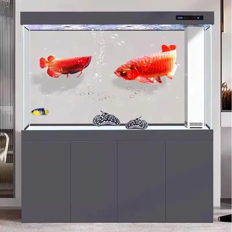 Multifunction Living Room Aquariums Glass Modern Arowana Fish Tanks Aquariums Cabinet Originality Pet Products Acquario LLAQ