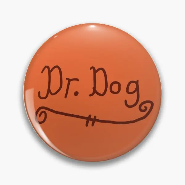 Dr Dog  Soft Button Pin Gift Jewelry Hat Cute Lapel Pin Brooch Cartoon Metal Creative Decor Fashion Badge Lover Clothes Women