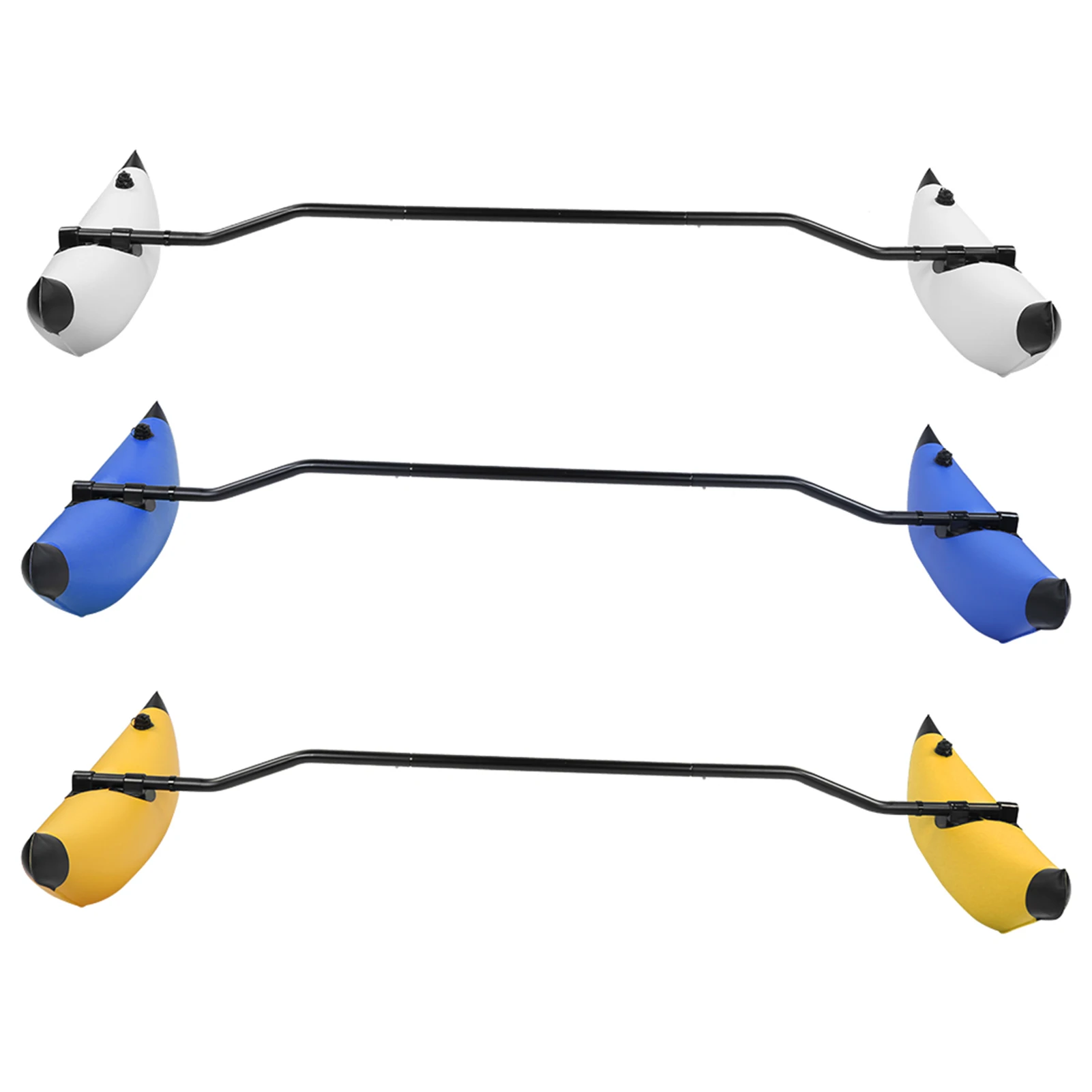 Kayak Stabilizer Inflatable Canoe Outrigger Kit Floating Balancing Boat Accessory - 75.5cm Bracket Size for Rowing
