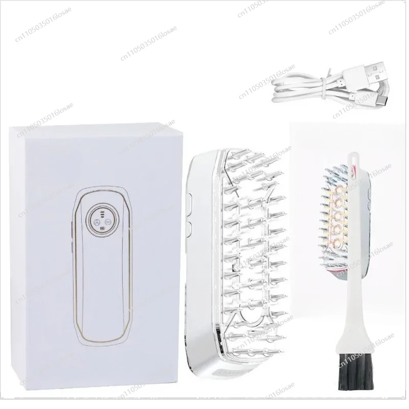 

New Laser Hair Comb Micro Current Household Vibration Anti Hair Loss Massage Comb RF RF Scalp Care Device