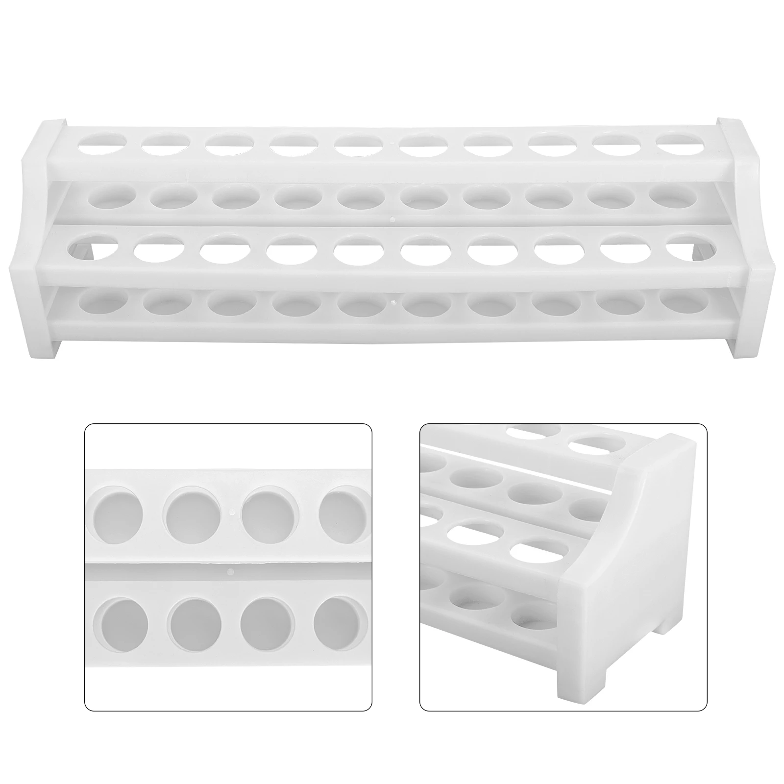 

5 Pcs Test Tube Organizer Laboratory Stand Holder Plastic Test-tube Tool Rack for