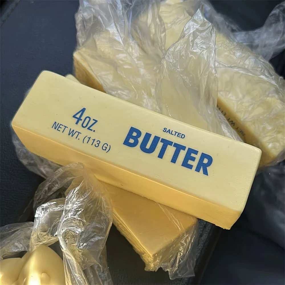 Palo de mantequilla para apretar, juguete de crecimiento lento, barra de mantequilla blanda, ladrillo, juguete antiestrés para adultos