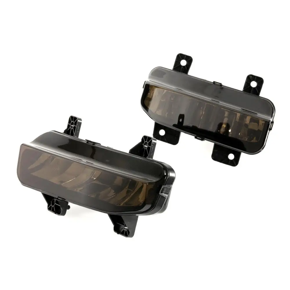 For Dodge Ram 1500 2500 3500 2019 2020 2021 Front Lower Bumper Driving Light Lamps Smoke Lens Left+Right Car LED Fog Lights