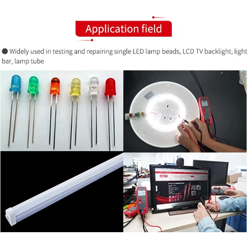 UNI-T UT659A UT659D LED Lamp Tester 0~300V Output TV Backlight Tester Multipurpose LED Strips Beads Test Electric Instruments